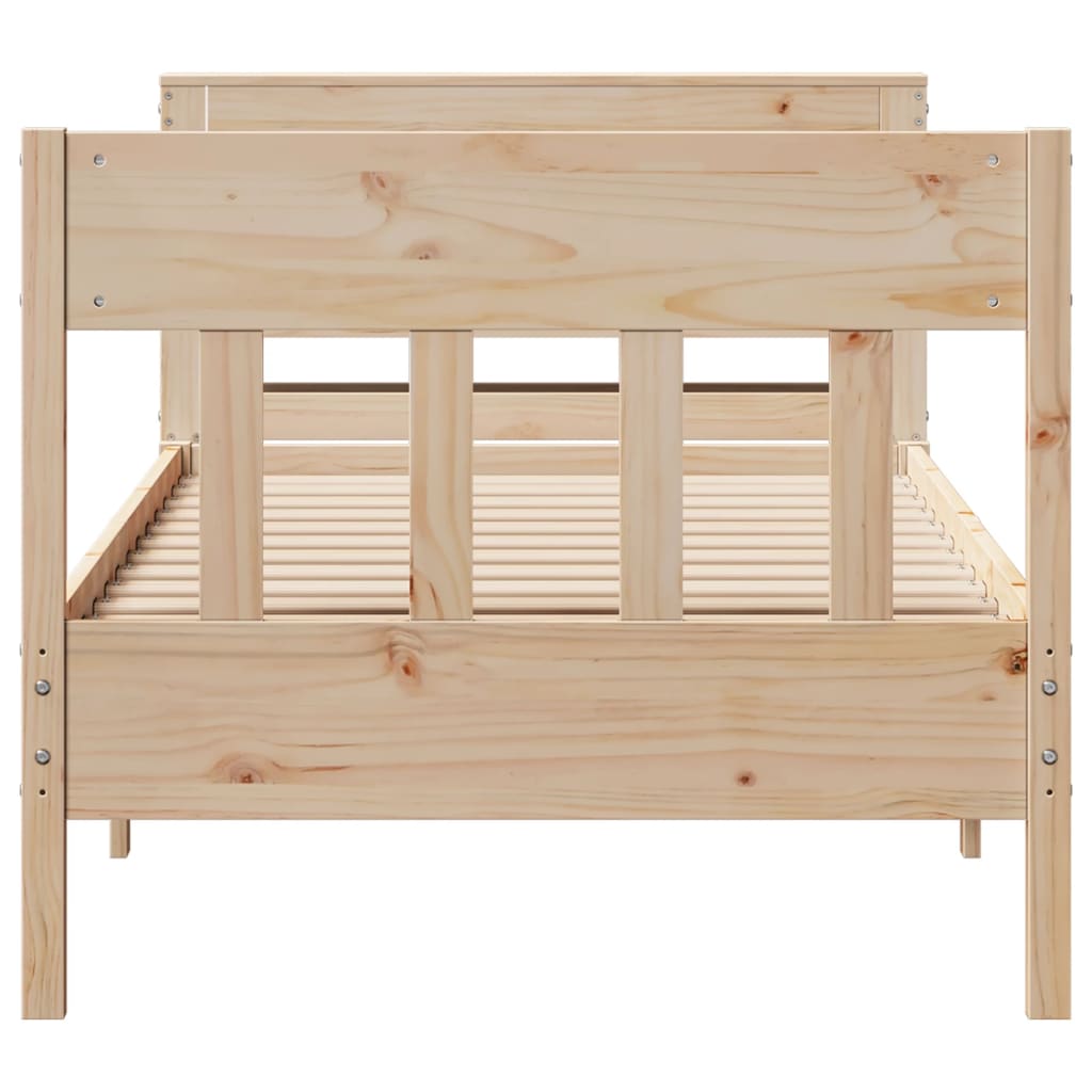 Okvir kreveta bez madraca 90 x 190 cm od masivne borovine