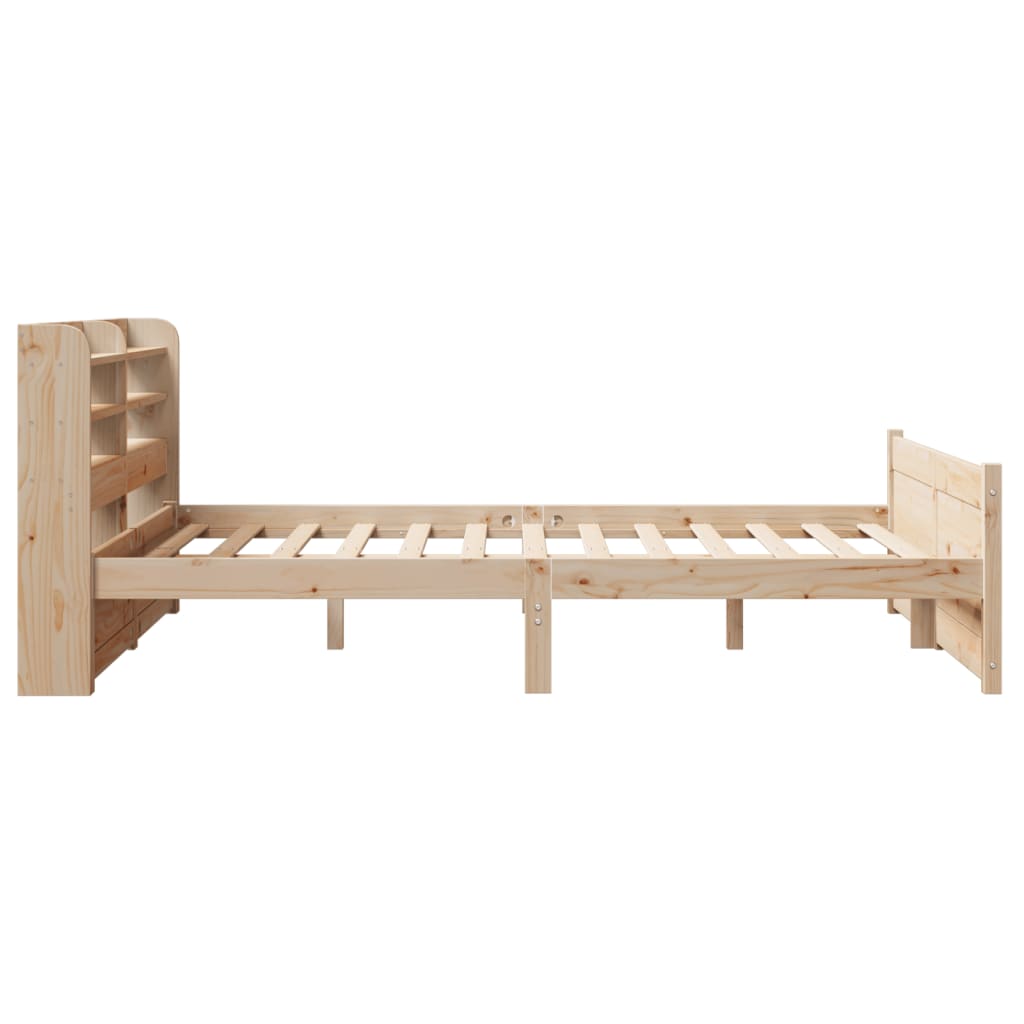 Okvir za krevet s uzglavljem 150 x 200 cm borovina