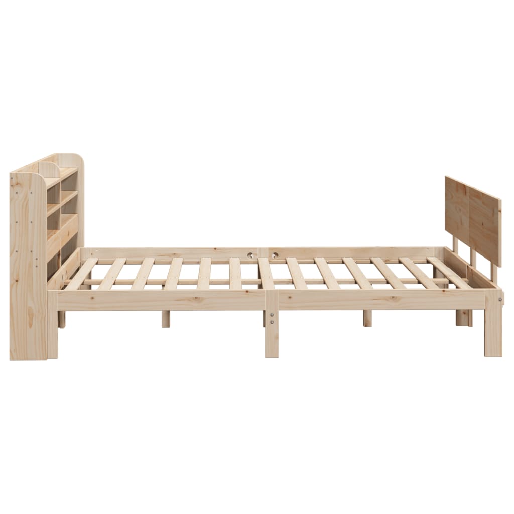 Okvir za krevet s uzglavljem 150 x 200 cm borovina