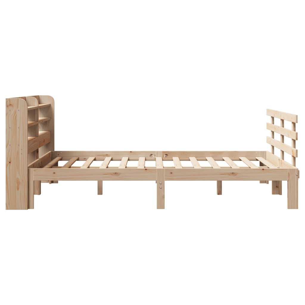 Okvir za krevet s uzglavljem 150 x 200 cm borovina