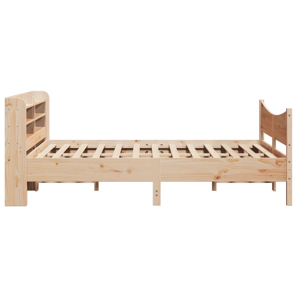 Okvir za krevet s uzglavljem 150 x 200 cm borovina