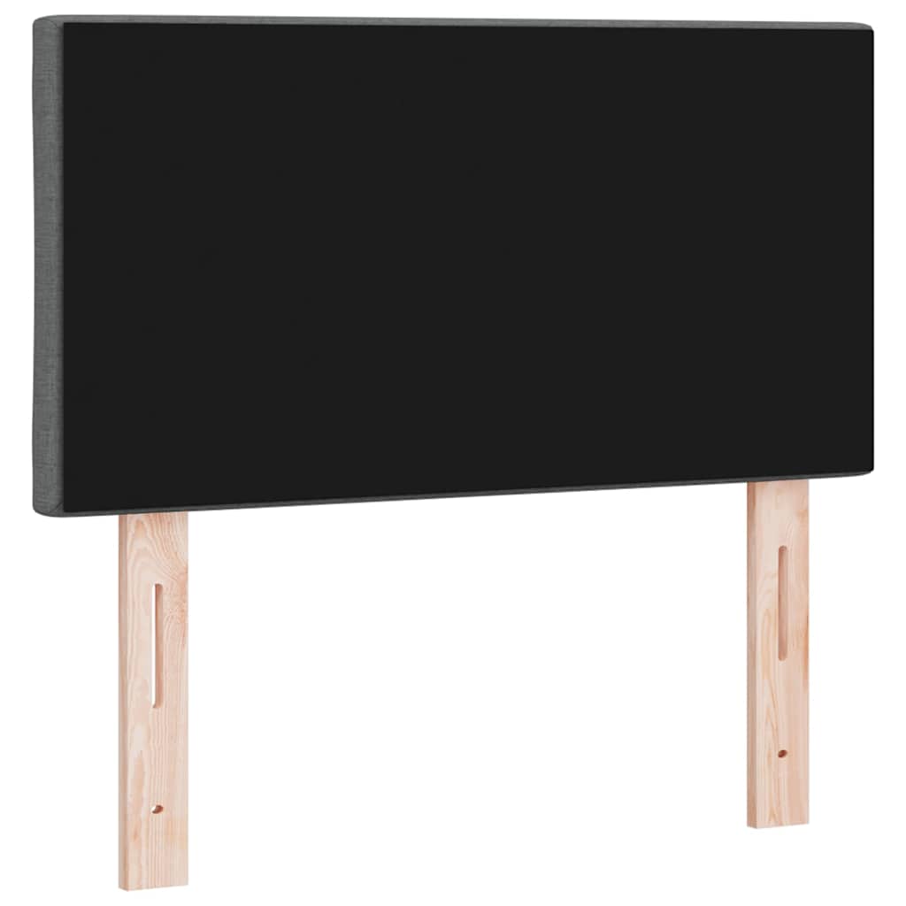 LED glava kreveta Sivi 80 cm tkanina