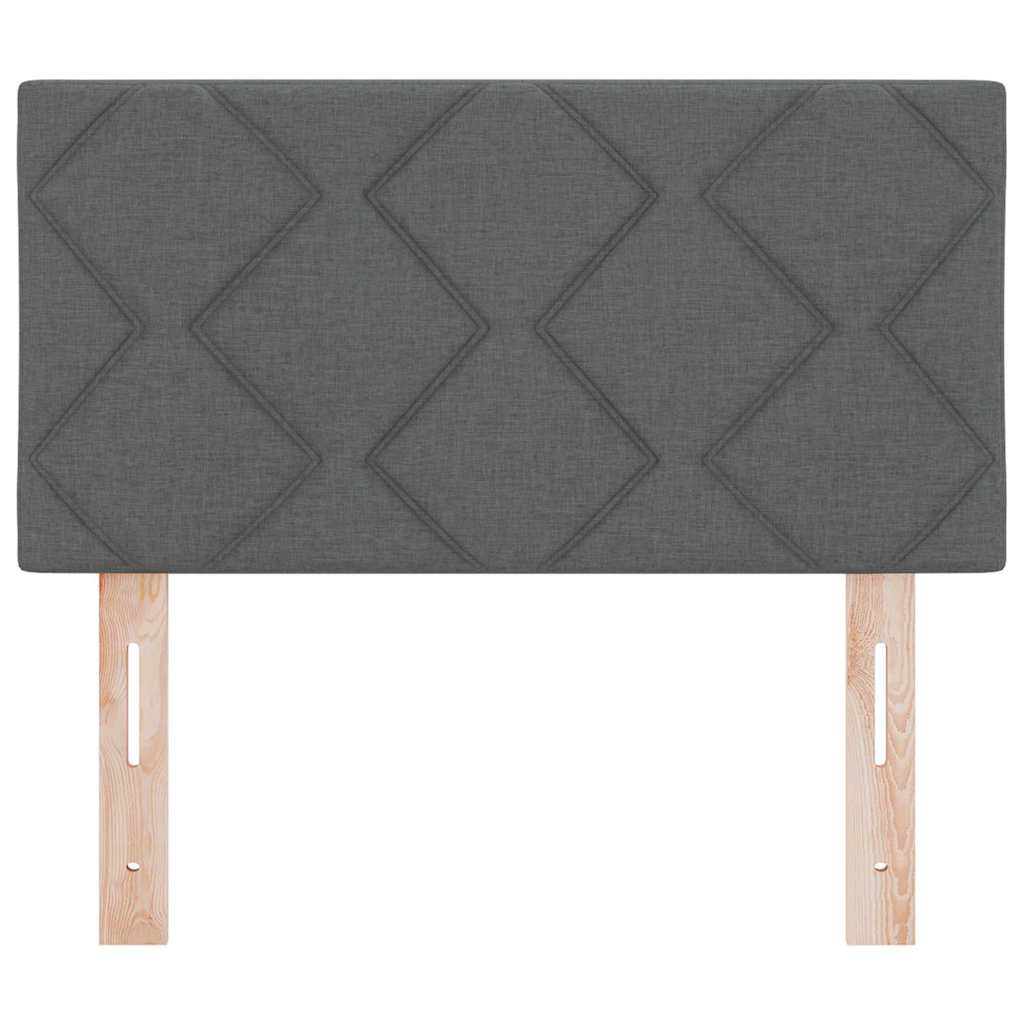 LED glava kreveta Sivi 80 cm tkanina
