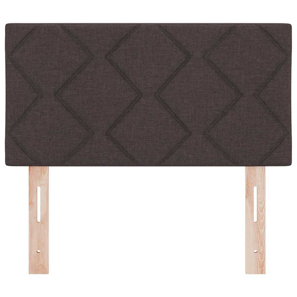 LED glava kreveta Smeđa 80 cm tkanina