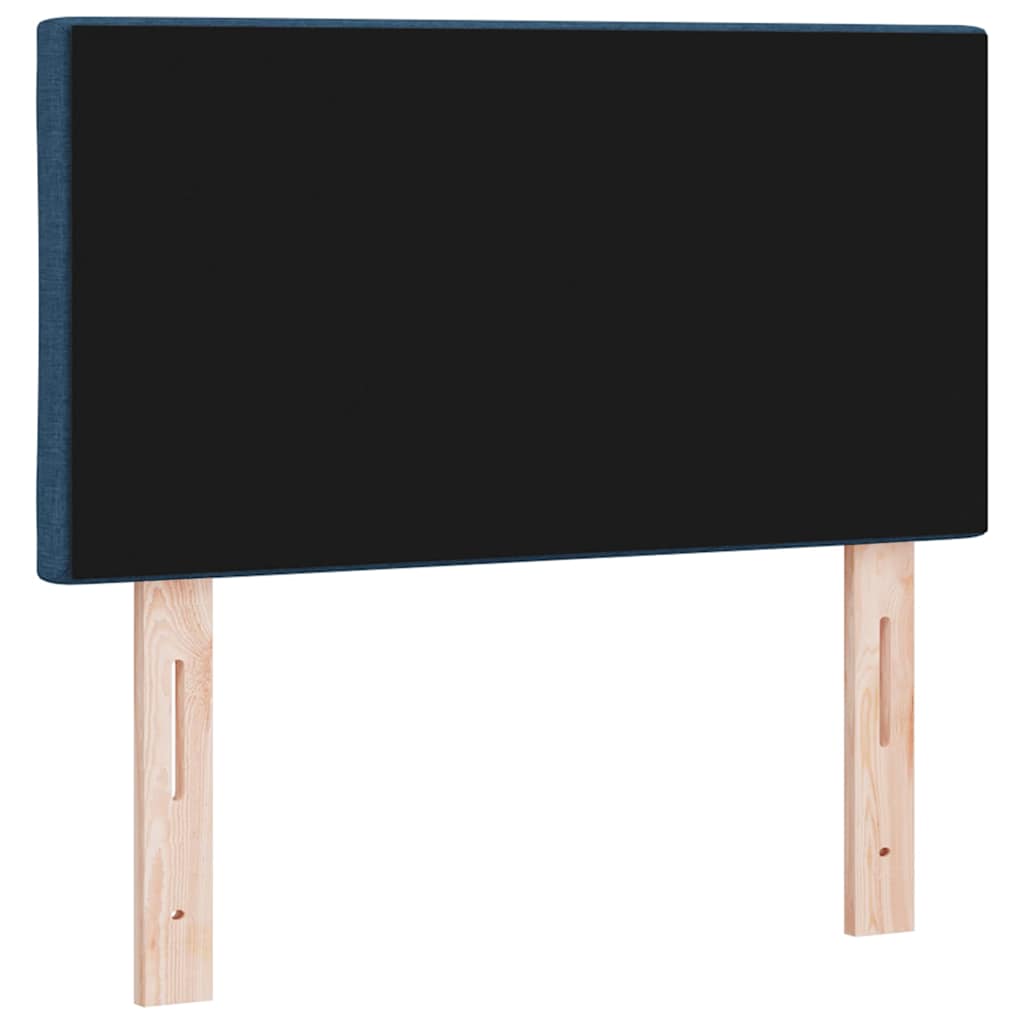 LED glava kreveta Plava 80 cm tkanina