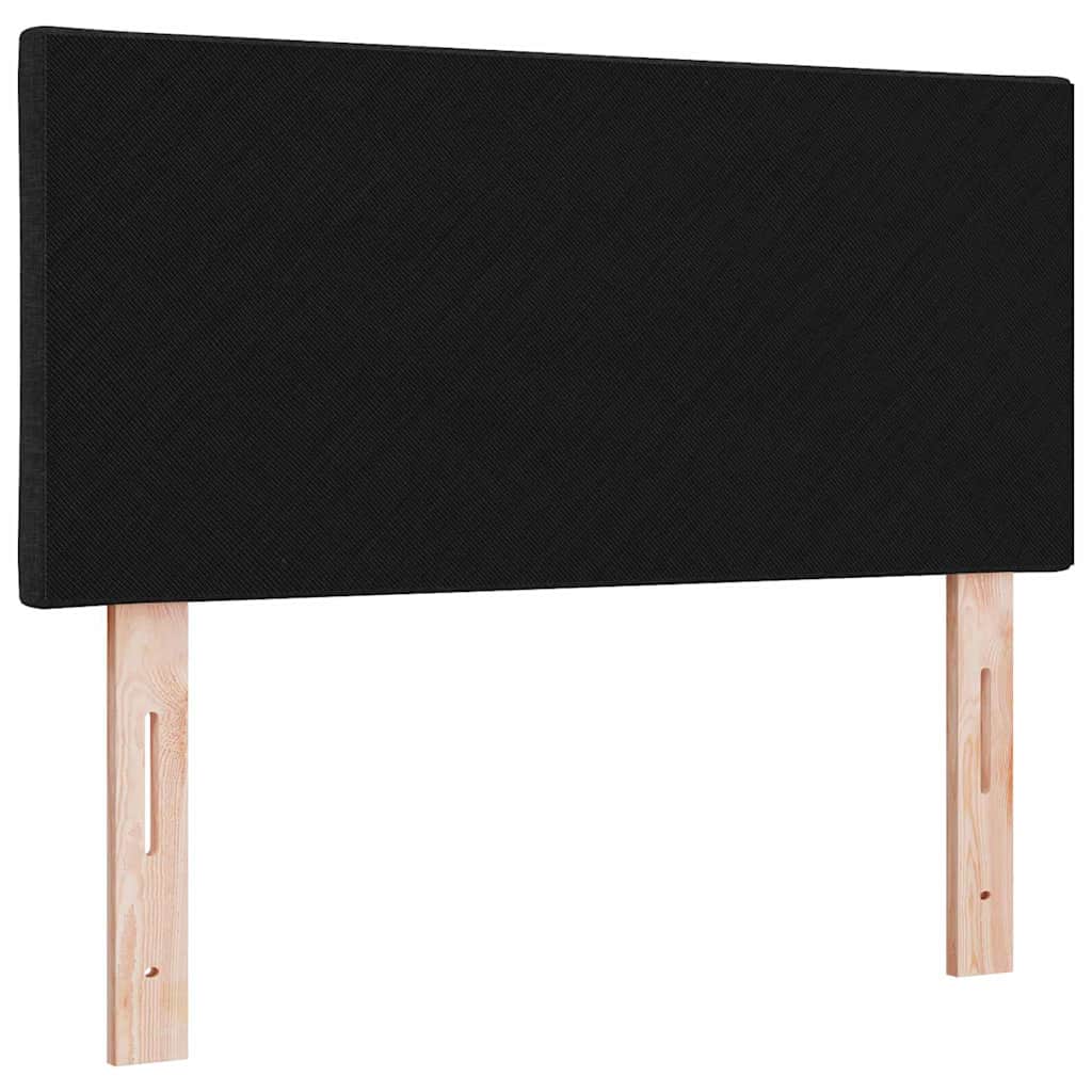 LED glava kreveta Crna 90 cm tkanina