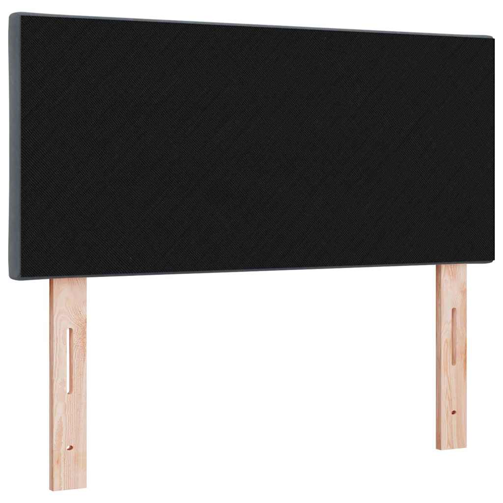 LED glava kreveta Tamno siva 90 cm Baršun