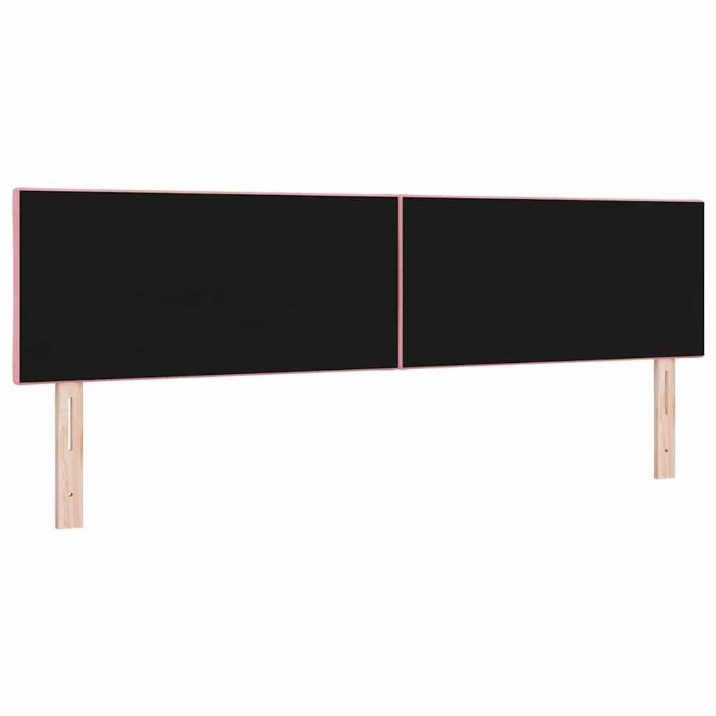 LED glava kreveta Ružičasta 180 cm Baršun