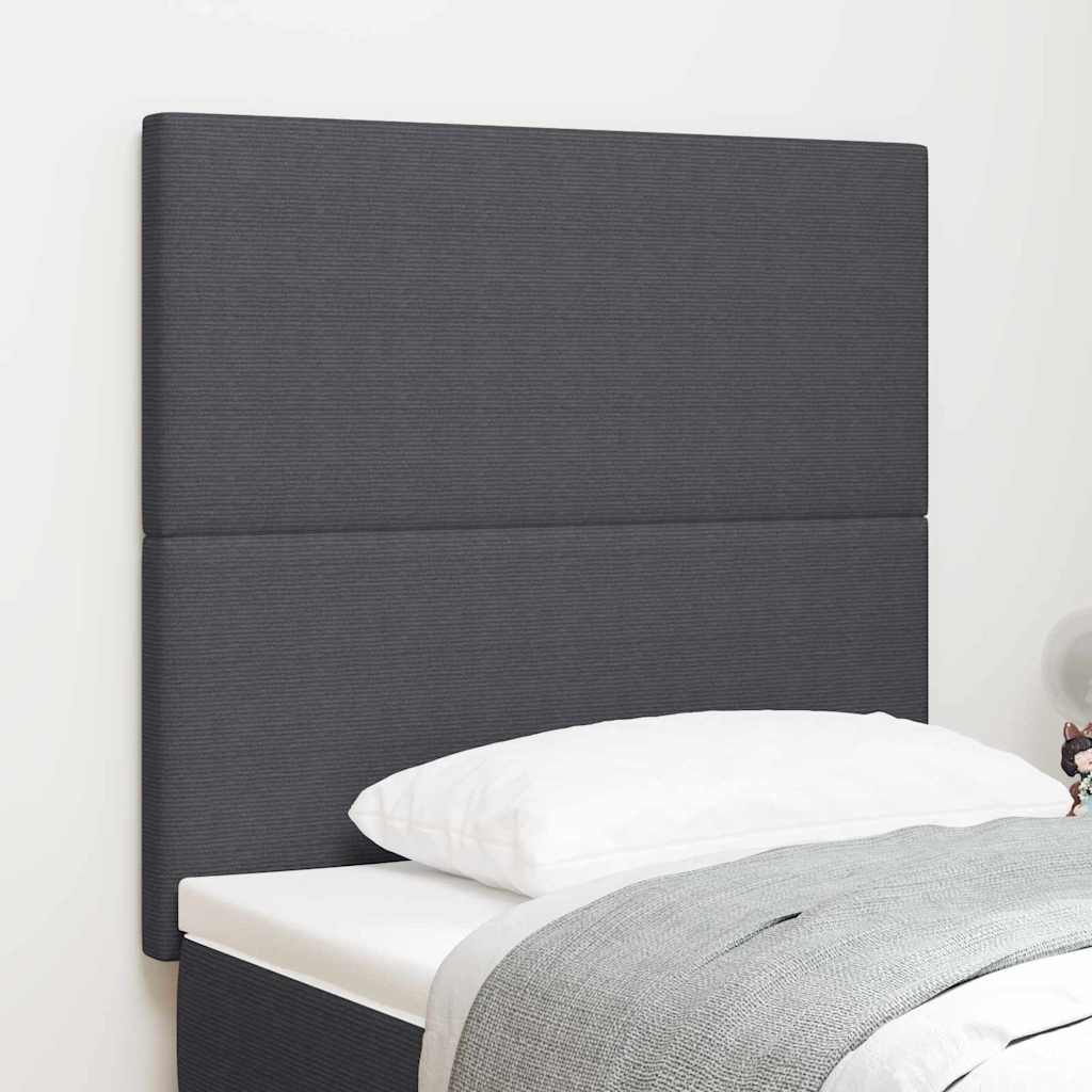 LED glava kreveta Tamno siva 100 cm Kordura tekstil