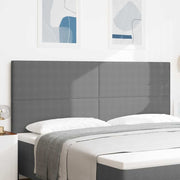 LED glava kreveta Svijetlo siva 200 cm Kordura tekstil
