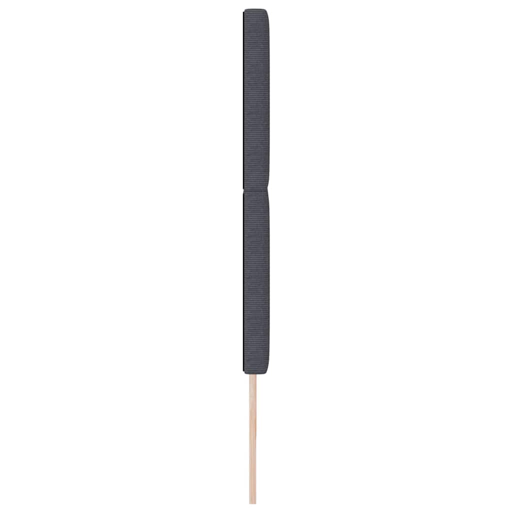 LED glava kreveta Tamno siva 200 cm Kordura tekstil
