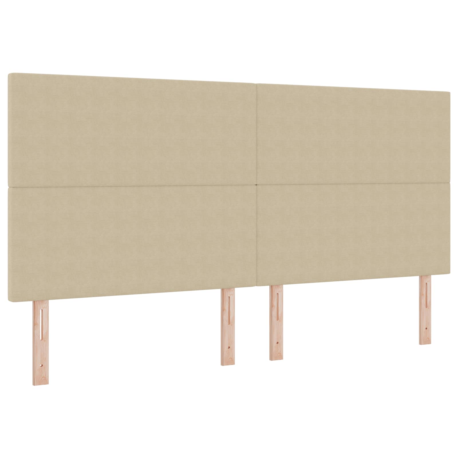 LED glava kreveta Siva zelena 200 cm Kordura tekstil