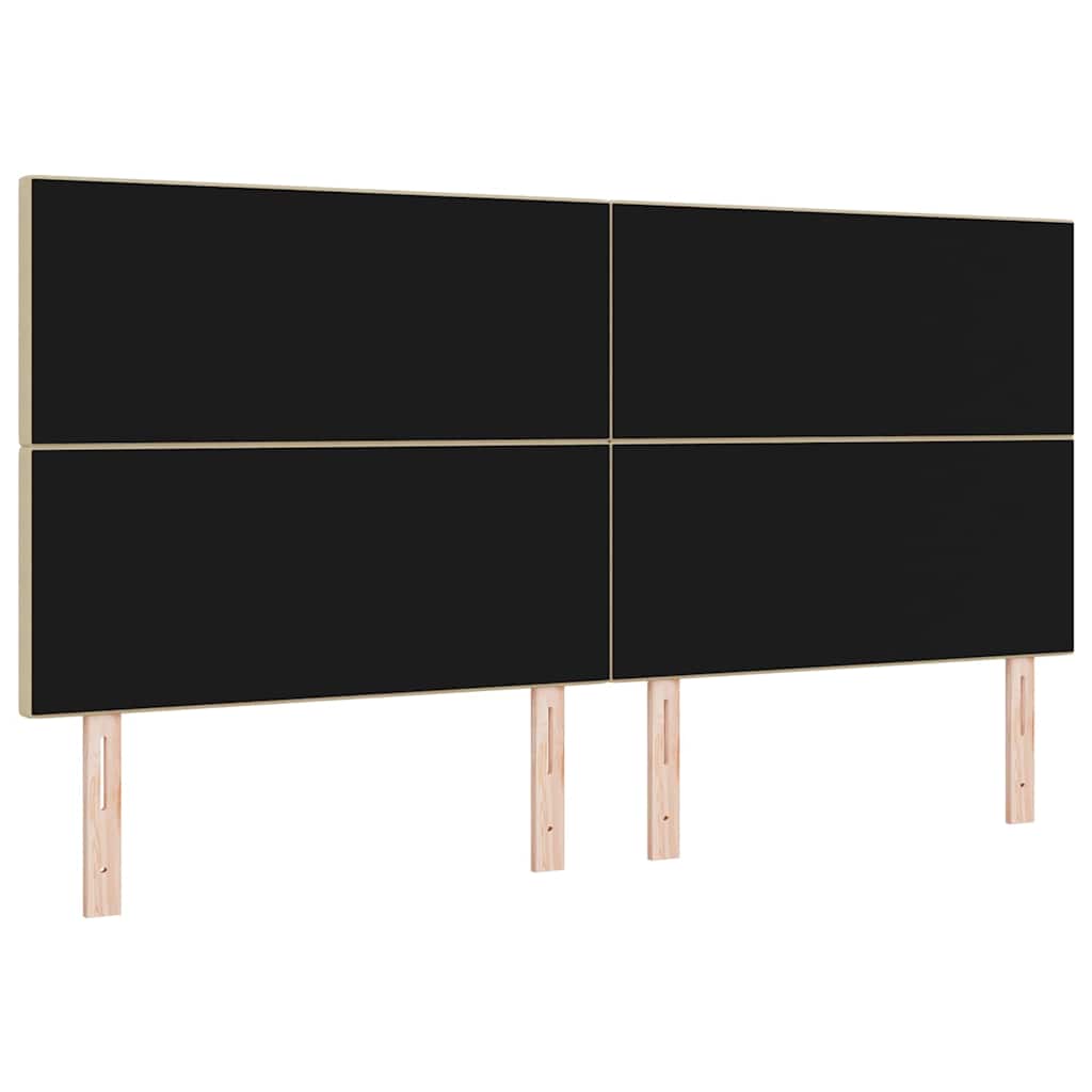 LED glava kreveta Siva zelena 200 cm Kordura tekstil