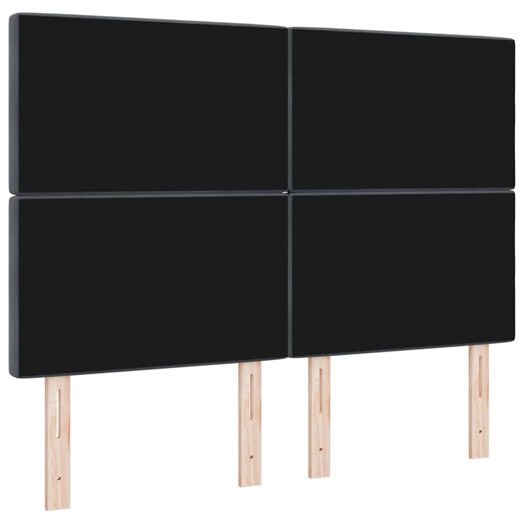 LED glava kreveta s LED trakama Tamno siva 160 cm Baršun