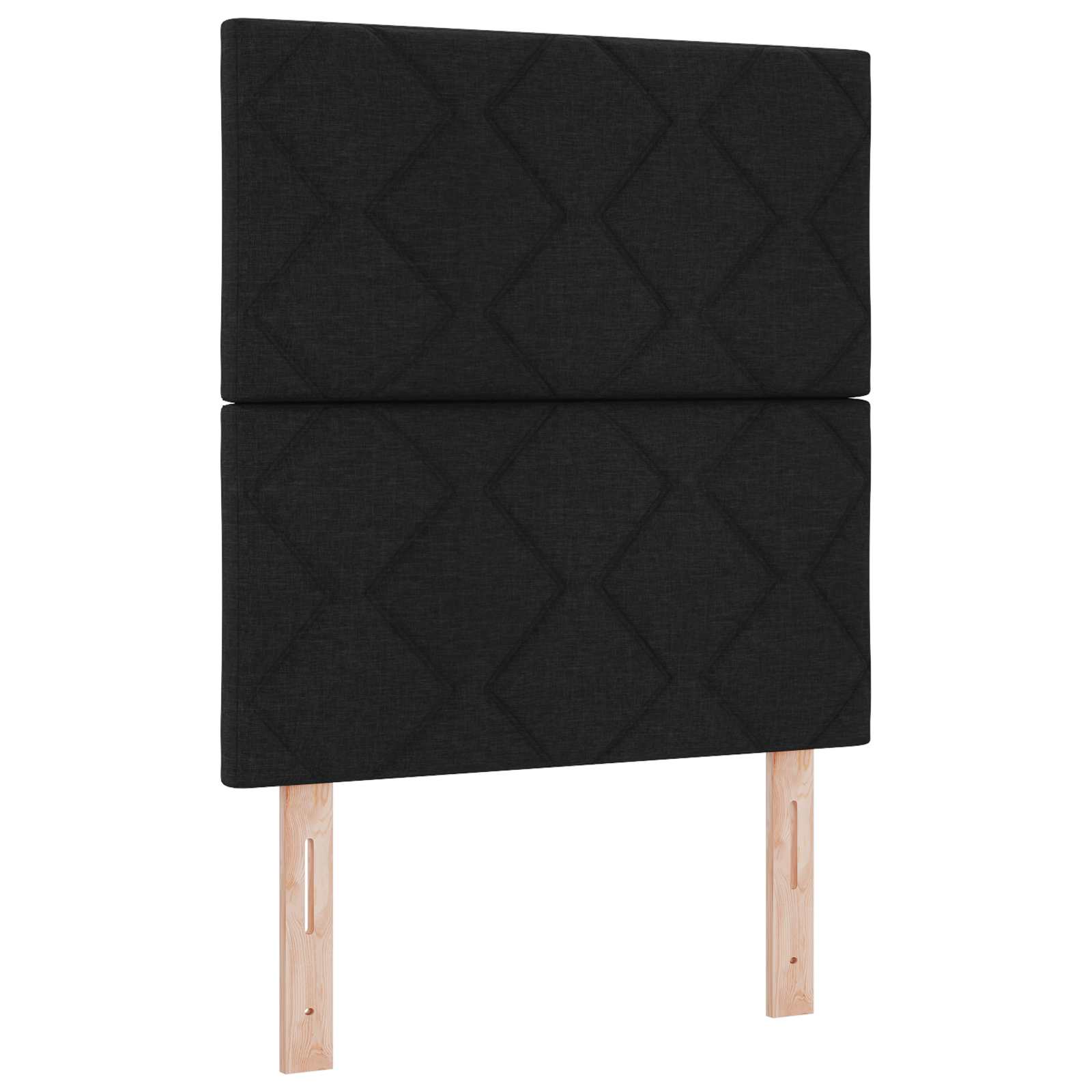 LED glava kreveta Crna 80 cm tkanina