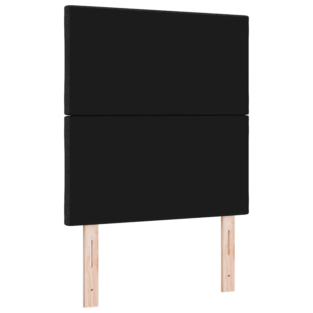 LED glava kreveta Crna 80 cm tkanina