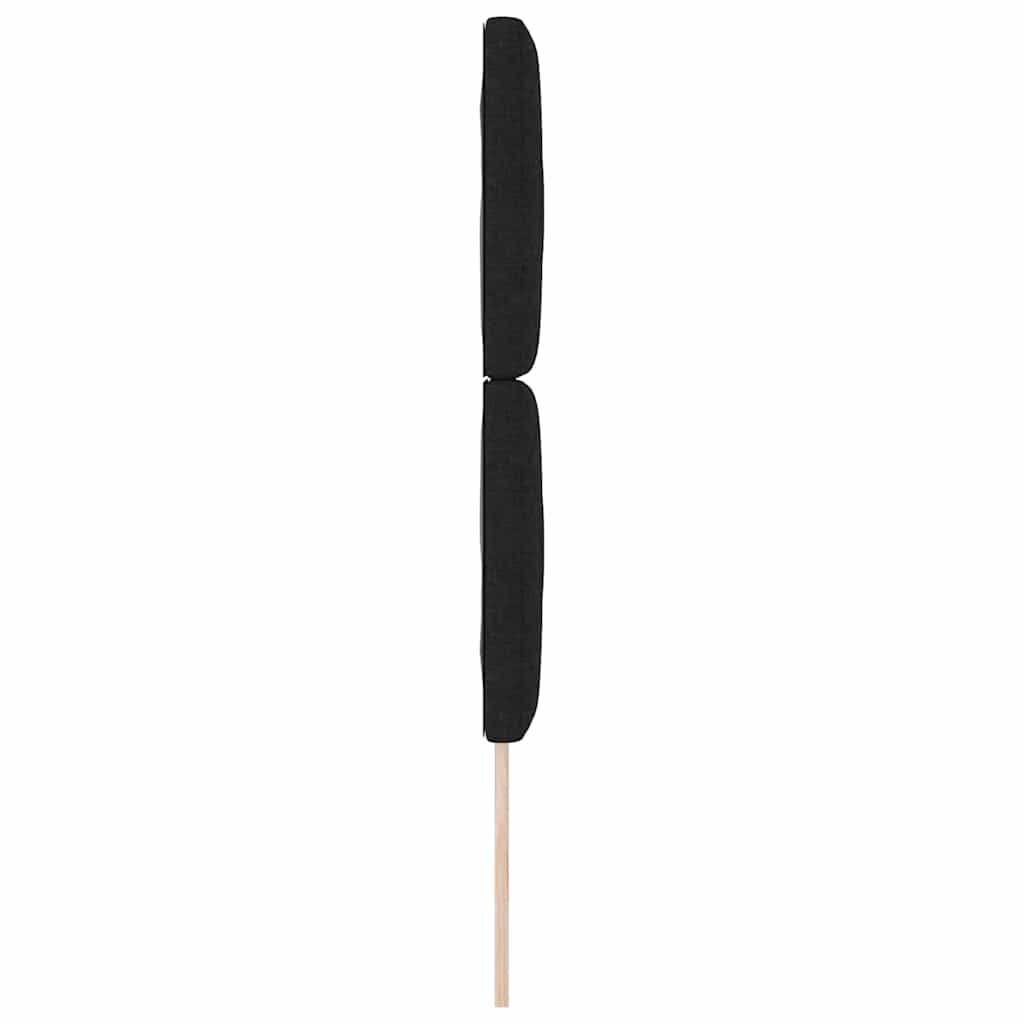 LED glava kreveta Crna 80 cm tkanina
