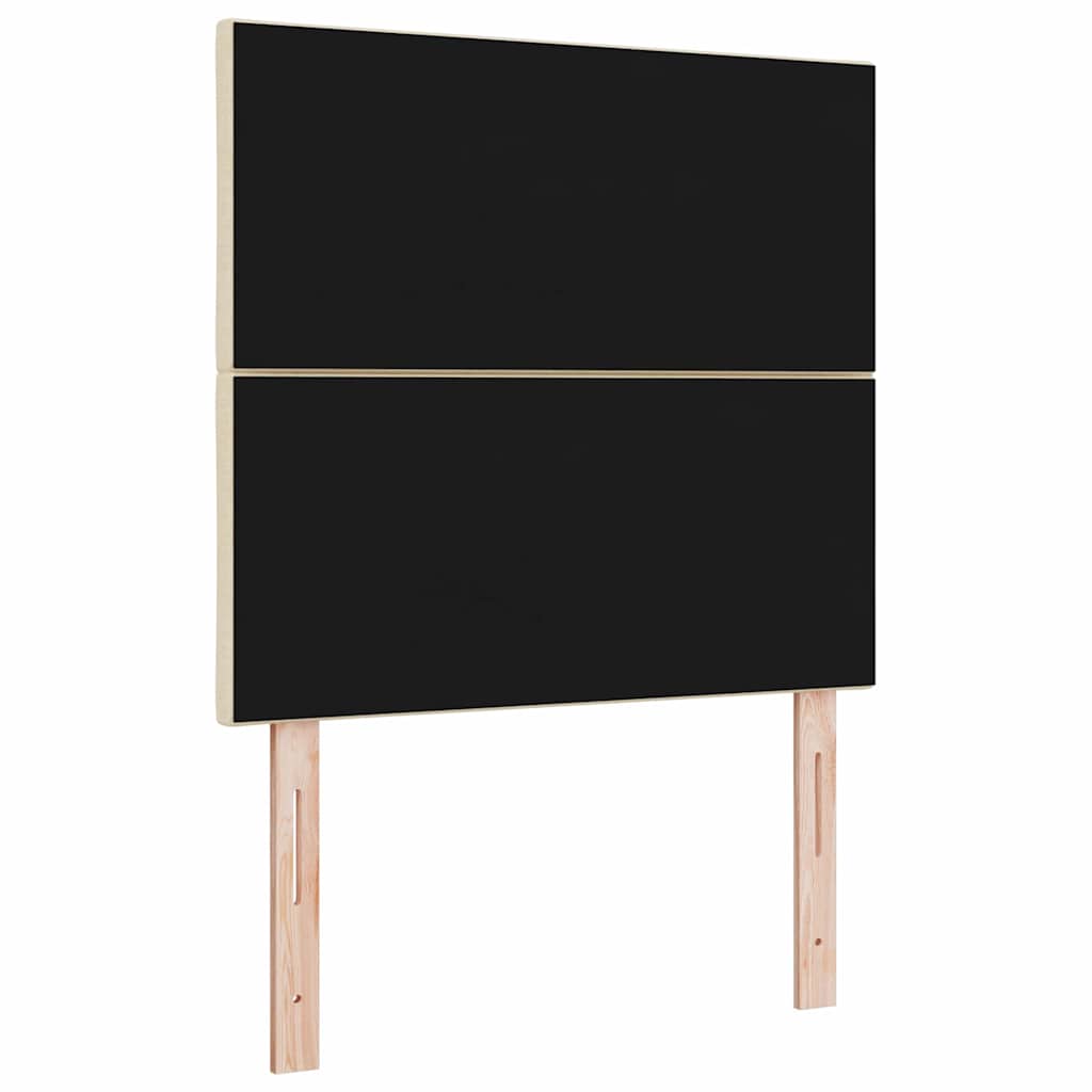 LED glava kreveta Krema 100 cm tkanina