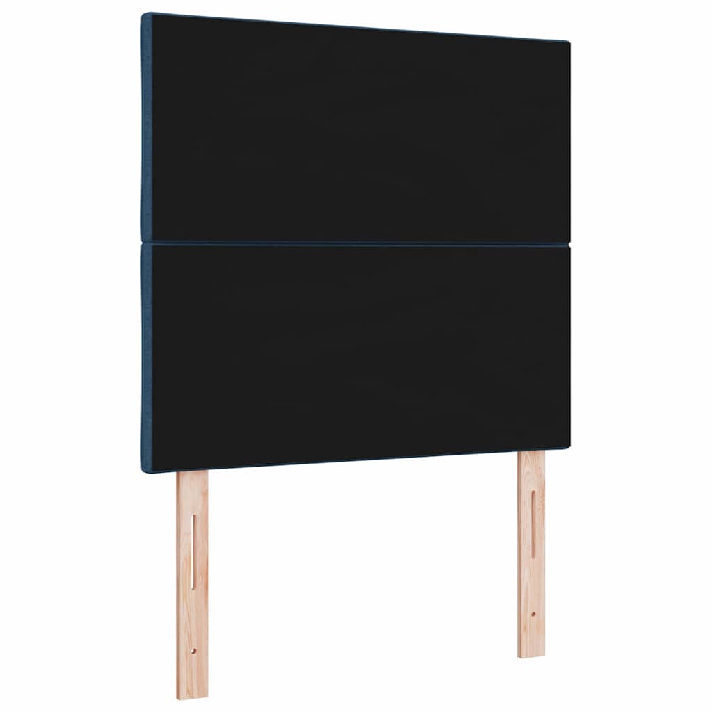 LED glava kreveta Plava 100 cm tkanina
