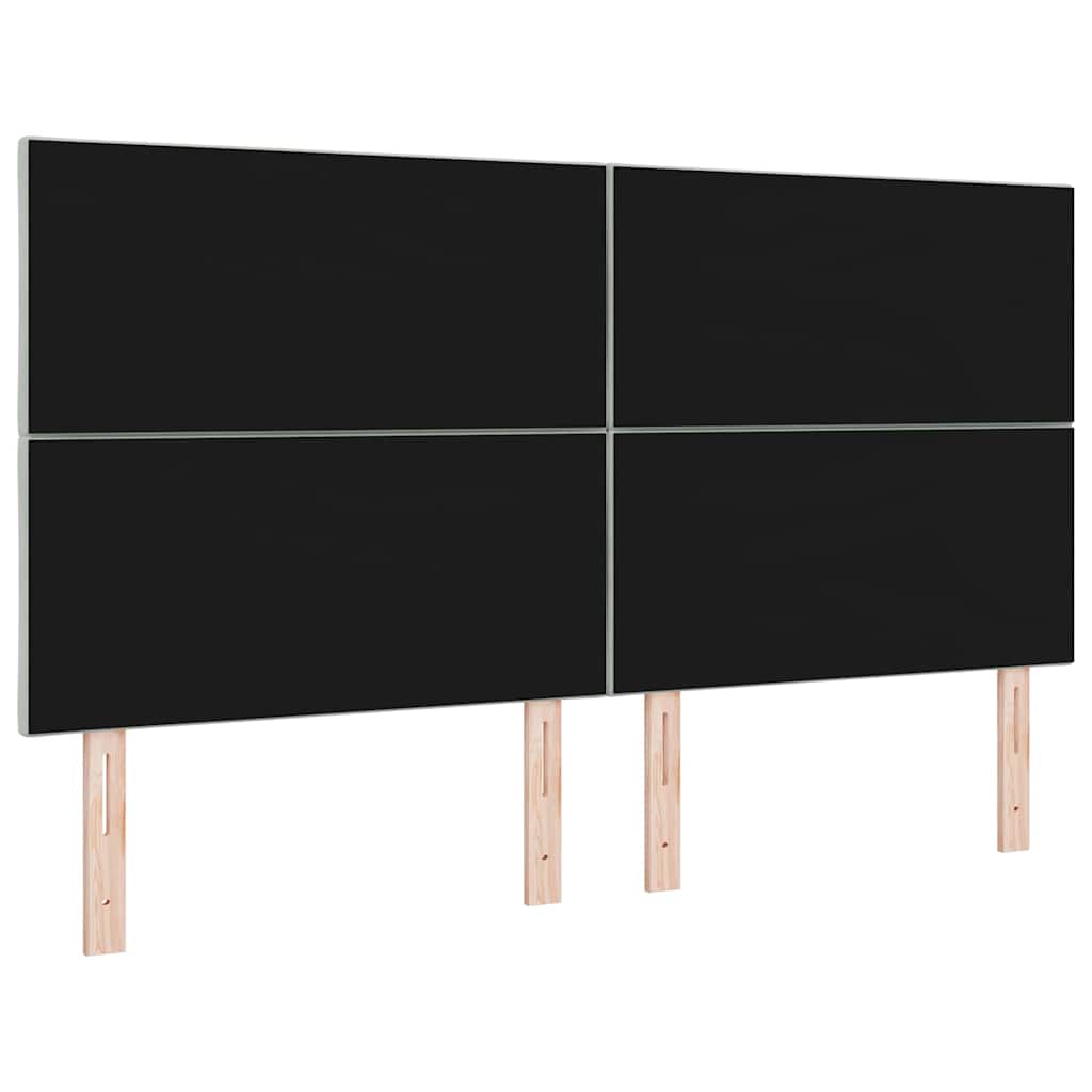 LED glava kreveta Svijetlo siva 180 cm Baršun