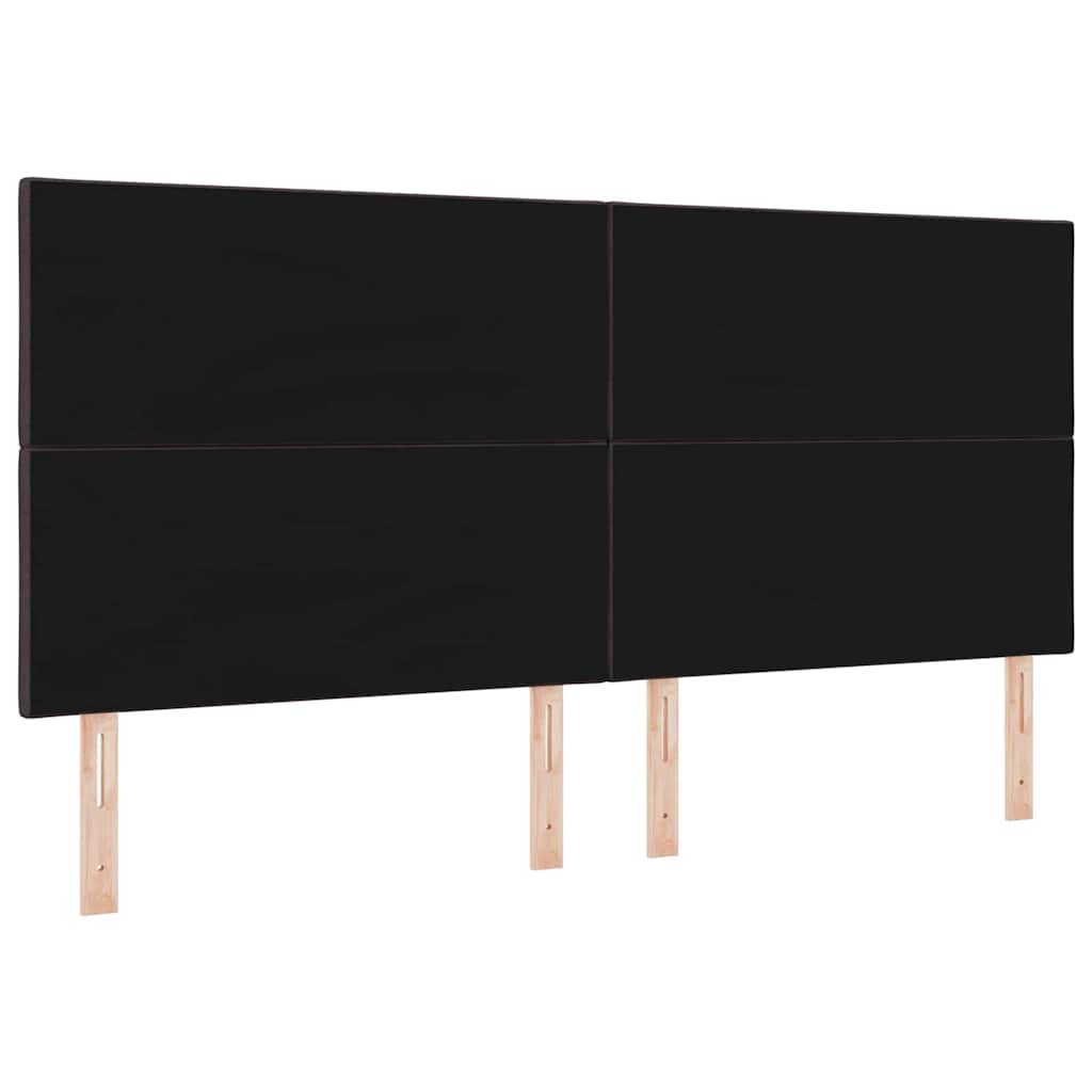 LED glava kreveta Svijetlo siva 200 cm tkanina