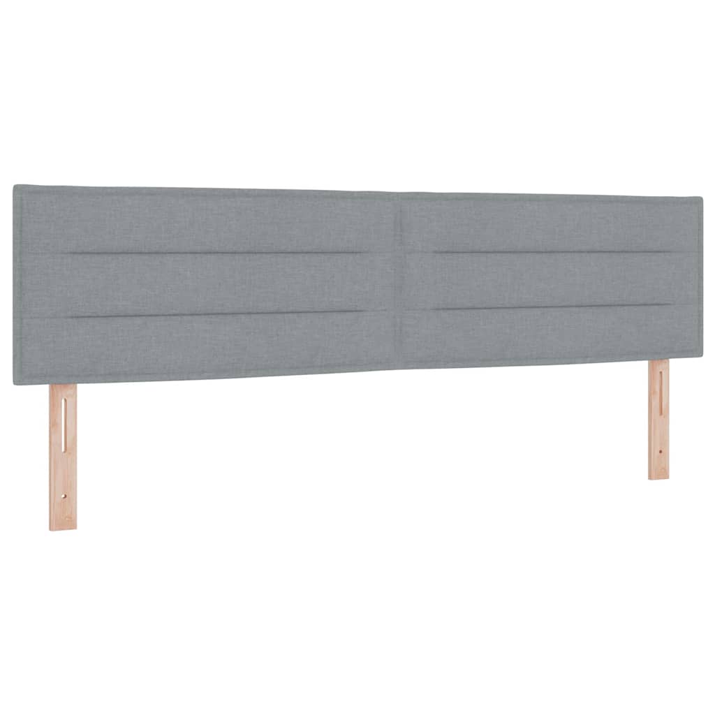 Krevet s opruga kutije Svjetlosiva 180 x 200 cm tkanina