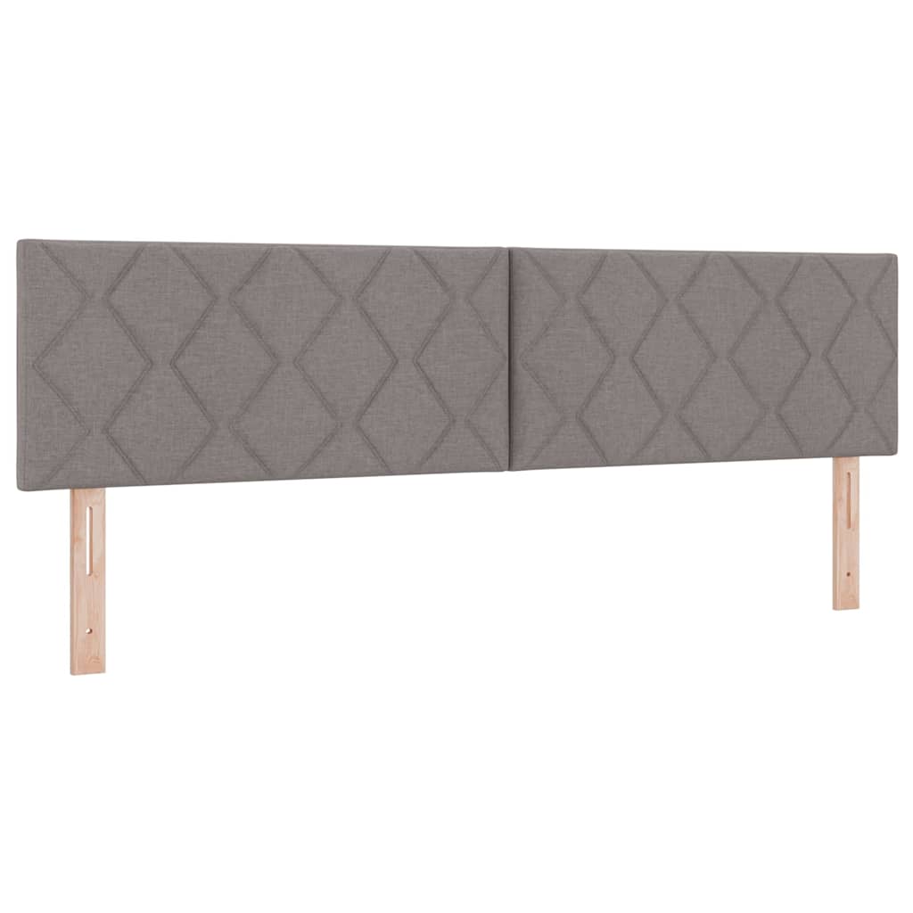 Krevet s opruga kutije Sivo-smeđa 180 x 200 cm tkanina