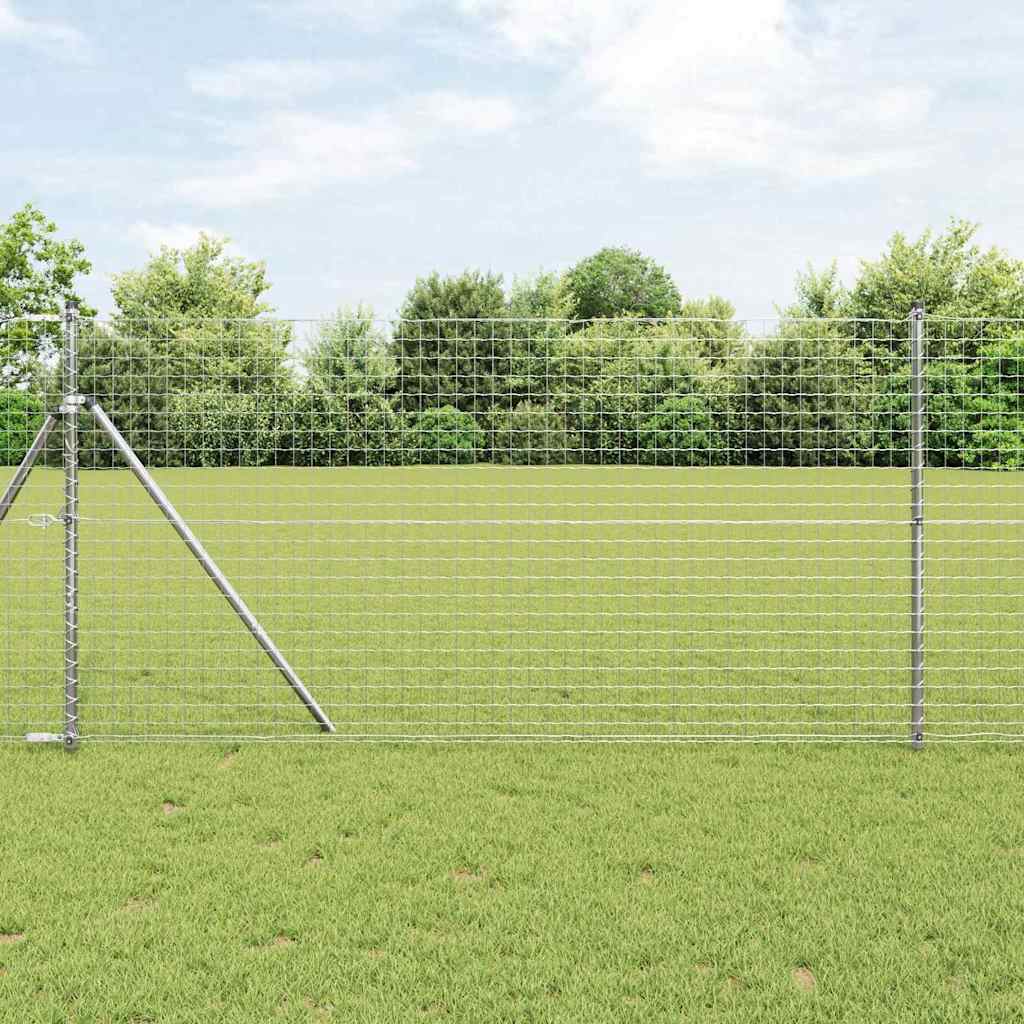 Stup za ogradu 52 pcs Siva 3,2 x 3,2 x 170 cm