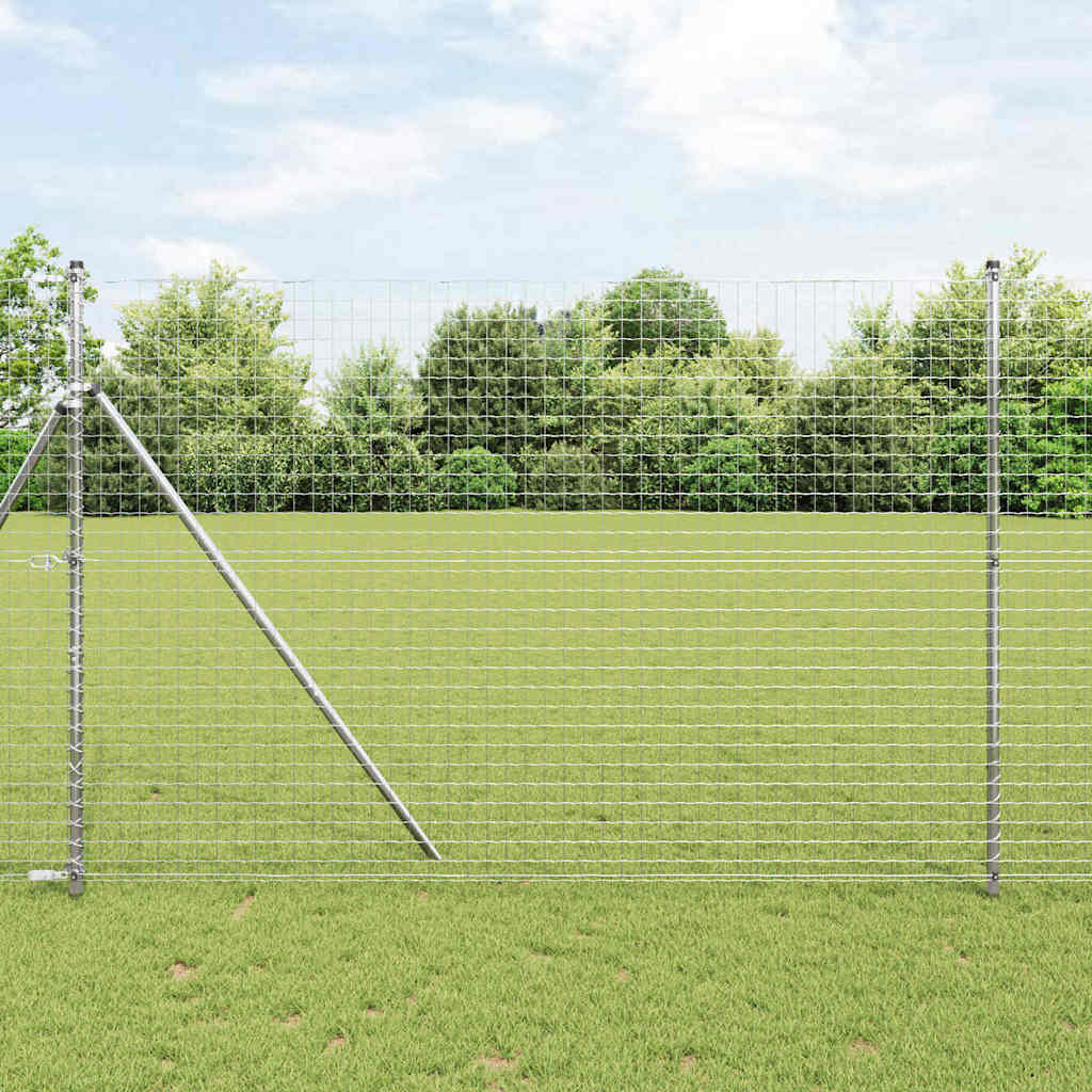 Stup za ogradu 26 pcs Siva 3,2 x 3,2 x 200 cm