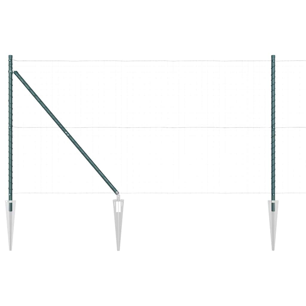 Stup za ogradu 26 pcs Siva 3,2 x 3,2 x 140 cm