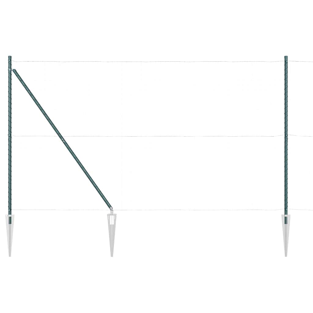 Stup za ogradu 52 pcs Siva 3,2 x 3,2 x 225 cm