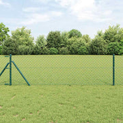 Stup za ogradu Zelena 10 x 0,8 m (mreža 40 x 40 mm) Čelik i PVC
