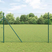 Stup za ogradu Zelena 10 x 1,6 m (40 x 40 mm mreža) Čelik i PVC