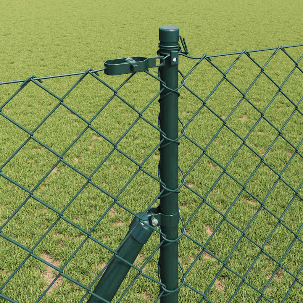 Stup za ogradu Zelena 25 x 1,2 m (60 x 60 mm mreža) Čelik i PVC
