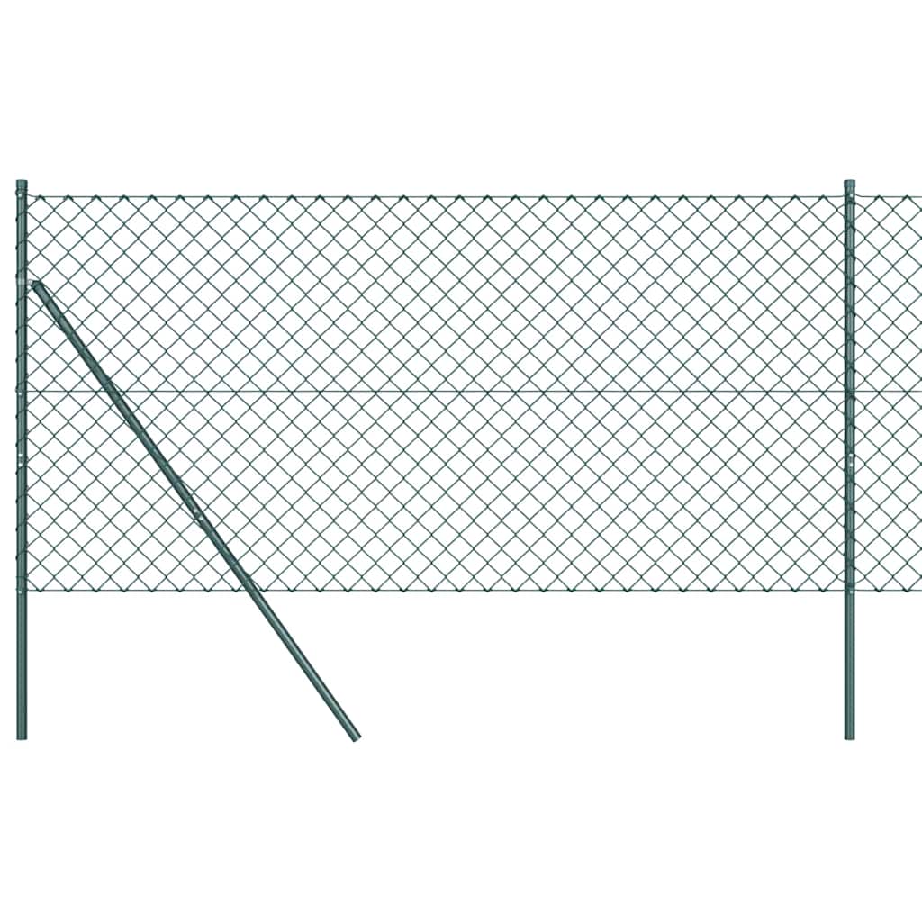 Stup za ogradu Zelena 25 x 1,2 m (60 x 60 mm mreža) Čelik i PVC