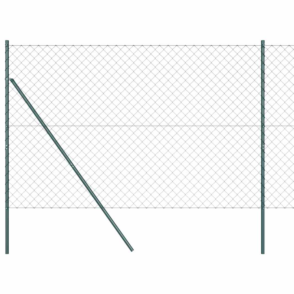 Stup za ogradu Zelena 25 x 1,6 m (60 x 60 mm mreža) Čelik i PVC