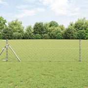 Stup za ogradu Srebrno 10 x 0,8 m (60 x 60 mm mreža) Čelik