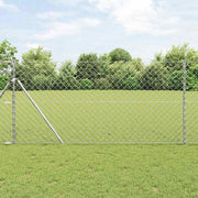 Stup za ogradu Srebrno 10 x 1 m (60 x 60 mm mreža) Čelik