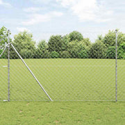 Stup za ogradu Srebrno 10 x 1,6 m (60 x 60 mm mreža) Čelik