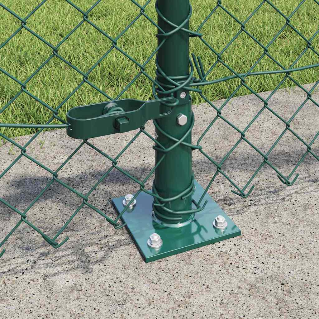 Stup za ogradu Zelena 25 x 0,6 m (40 x 40 mm mreža) Čelik i PVC