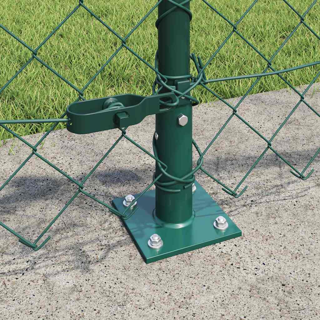 Stup za ogradu Zelena 25 x 0,6 m (mreža 60 x 60 mm) Čelik i PVC
