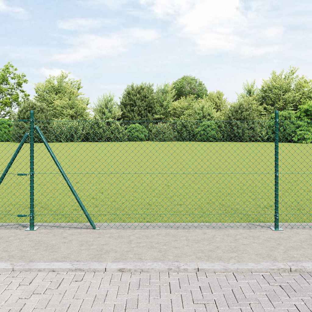 Zavareno žičano ogradno mreža s betonskom podlogom 1 x 25 m