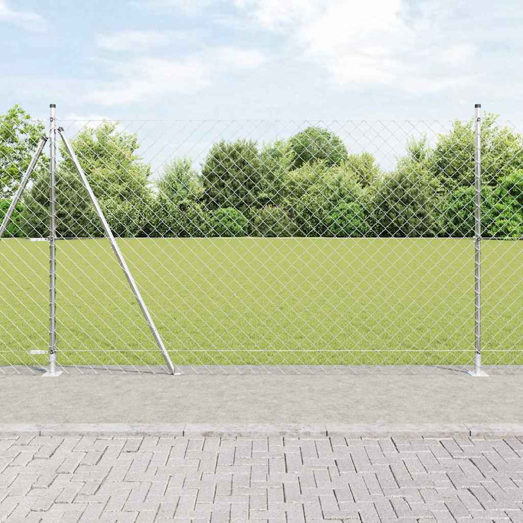 Zavareno žičano ogradno mreža s betonskom podlogom 10 x 1,6 m