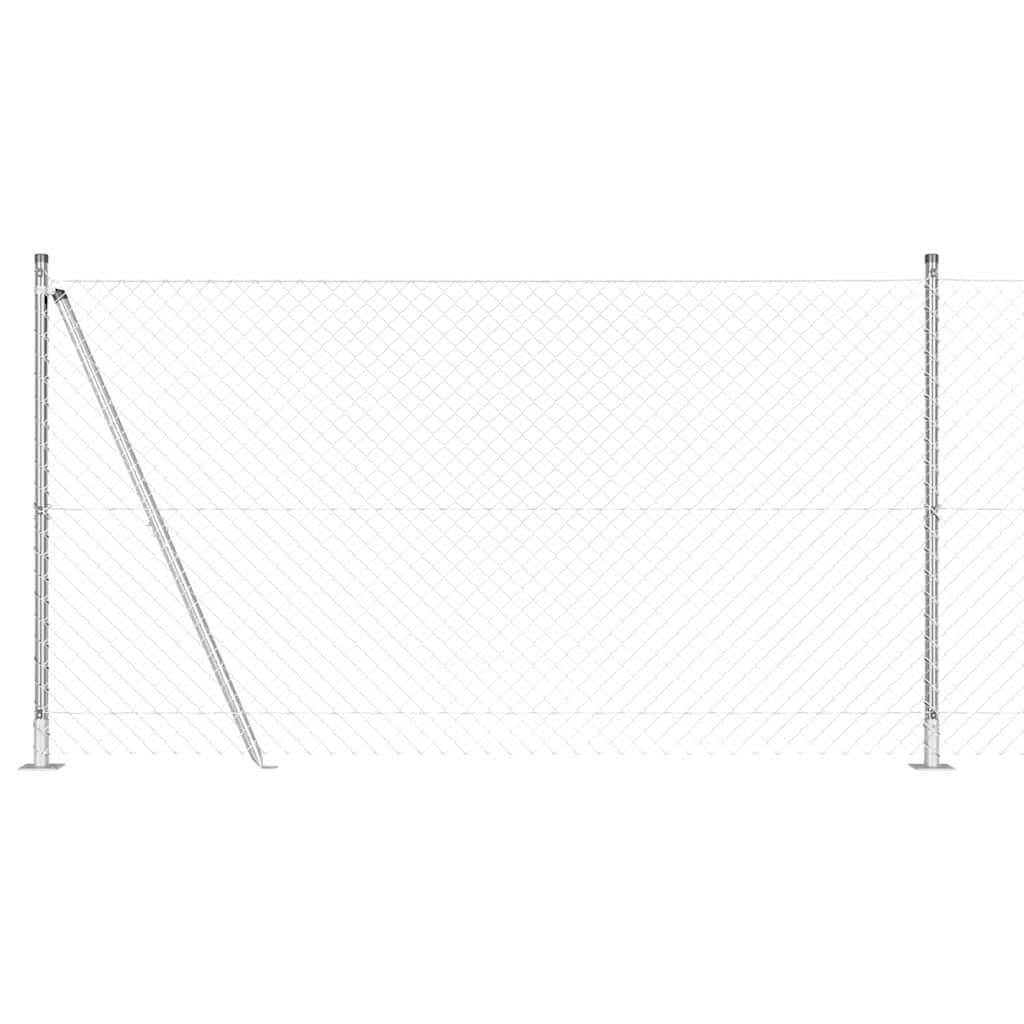 Stup za ogradu Srebrno 25 x 1,2 m (60 x 60 mm mreža) Čelik