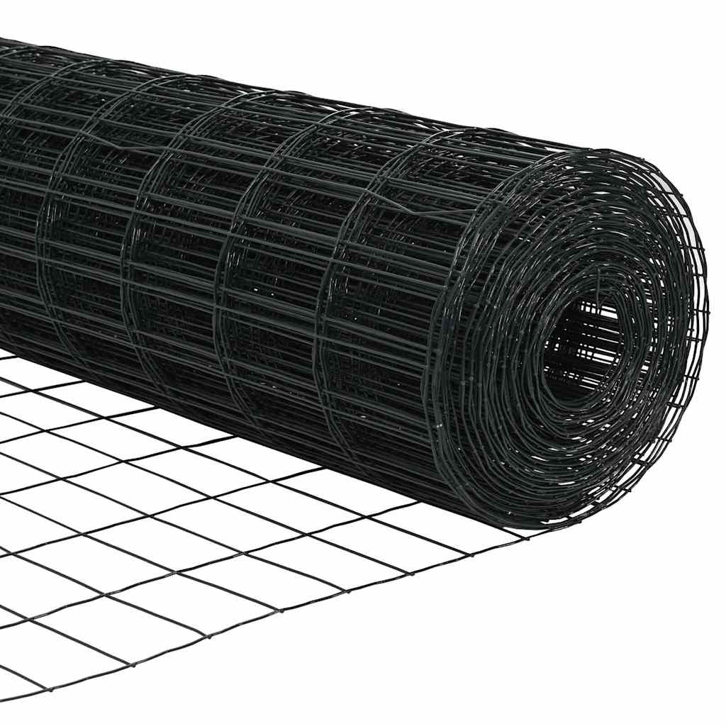 Euro Ograđivanje Ukop 10 x 1,6 m Čelik premazan PVC-om Siva