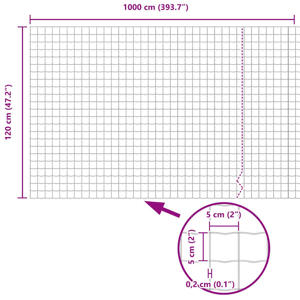 Euro ograda s špicama 10 x 1,2 m Čelik premazan PVC-om Siva