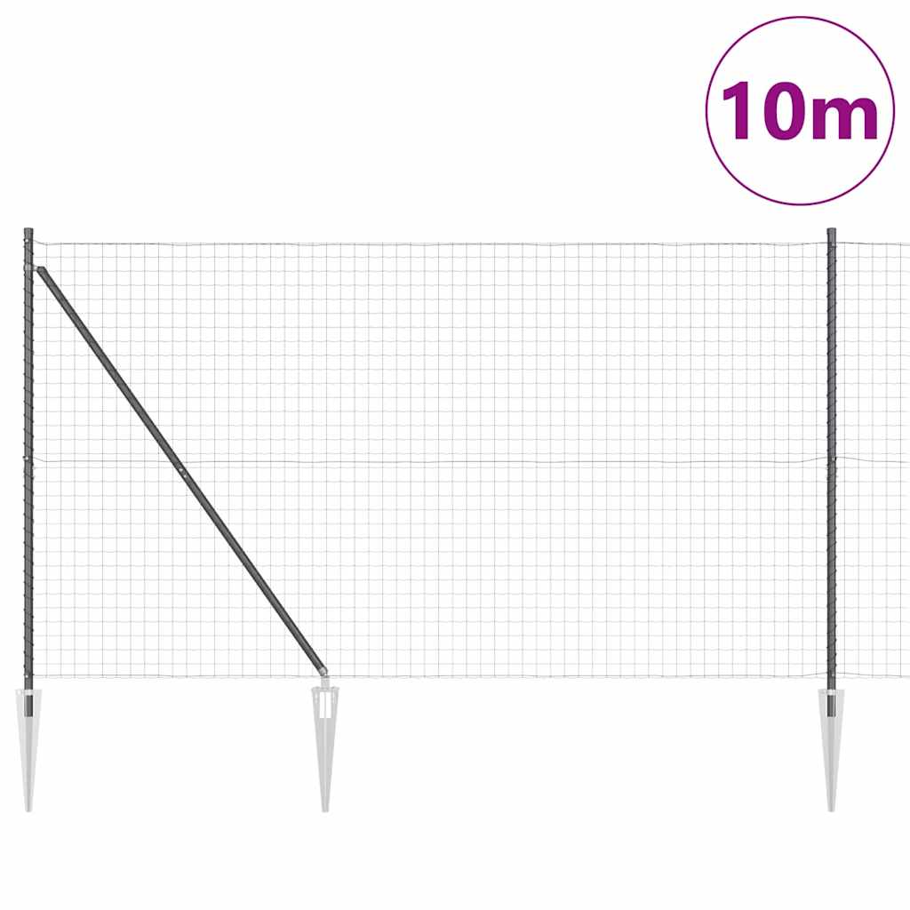 Zavareno žičano ograđivanje s bodljama 10 x 1,6 m (Š x V)