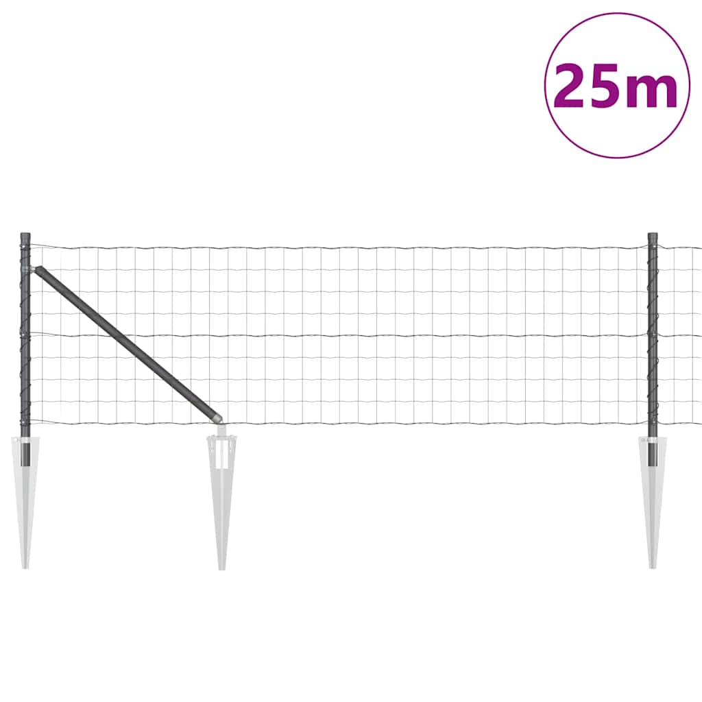 Zavareno žičano ograđivanje s bodljama 25 x 0,8 m (Š x V)