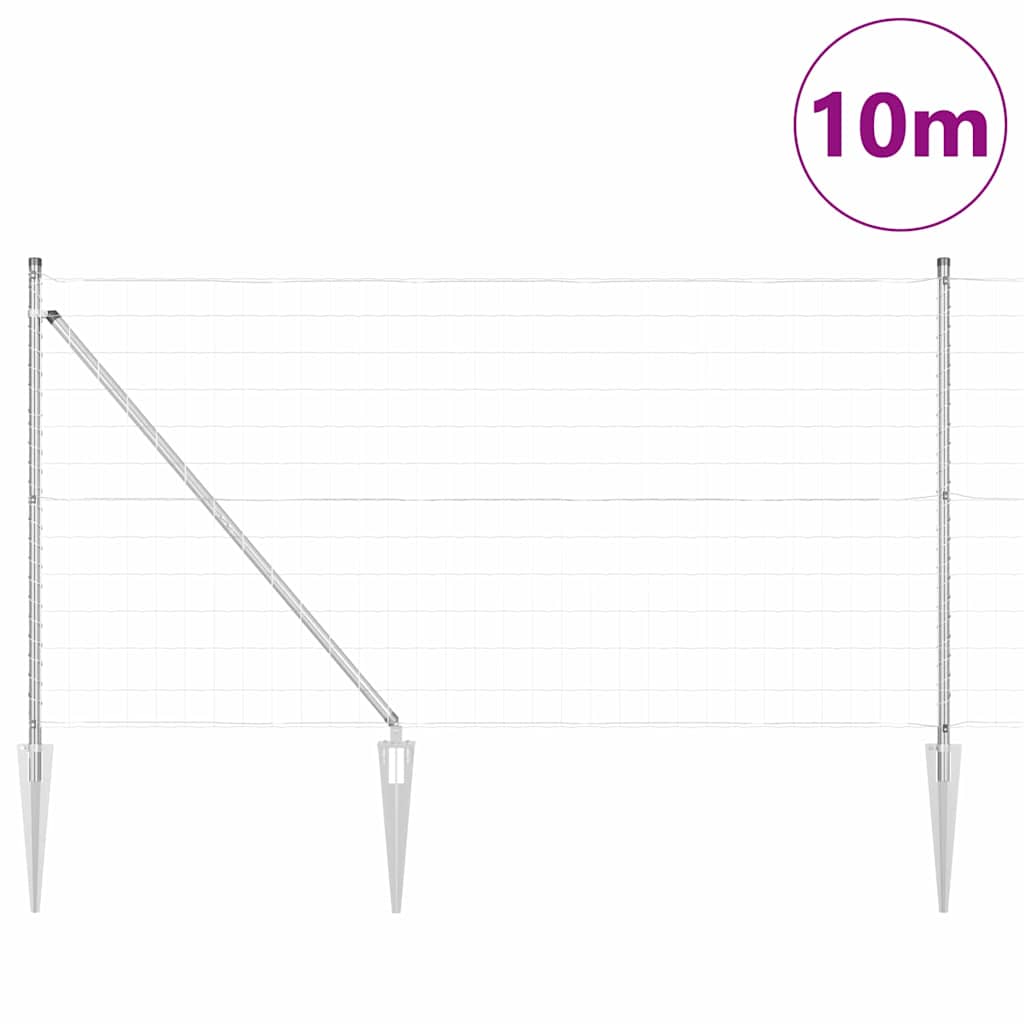 Zavareno žičano ograđivanje s bodljama 10 x 1 m (Š x V)