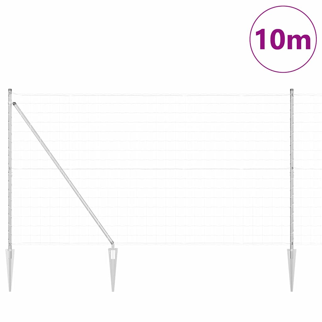 Zavareno žičano ograđivanje s bodljama 10 x 1,6 m (Š x V)